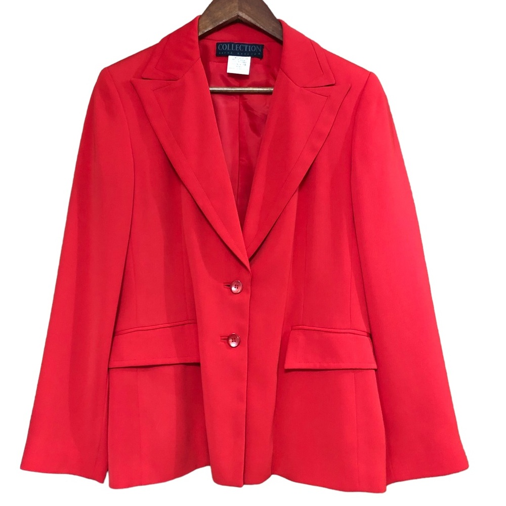 Harvé Benard Collection Blazer Red Size 10